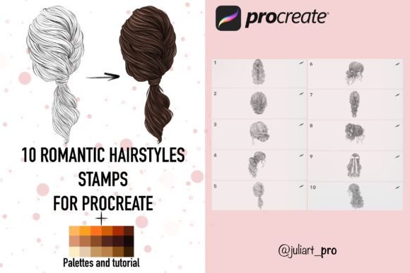 10 Hairstyles Stamps for Procreate: A Practical Guide to Digital Portrait Efficiency