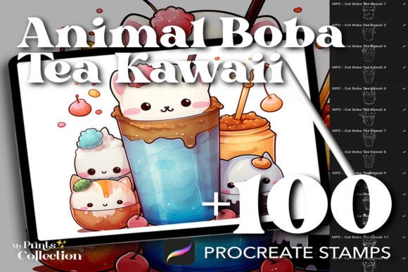 100 Procreate Animal Boba Tea Kawaii: A Strategic Asset for Digital Creators