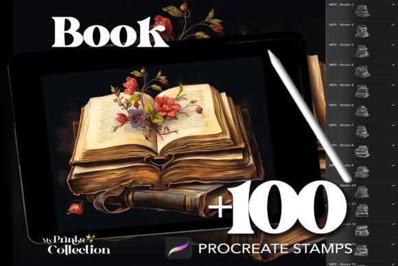 100 Procreate Book Stamps: A Practical Guide to Integrating Vintage Literature into Digital Workflows