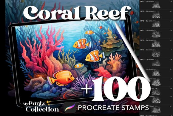 100 Procreate Coral Reef Stamps: A Strategic Asset for Digital Creators