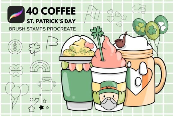 40 Coffee St. Patrick s Day Brush Stamps: A Practical Guide for Digital Artists