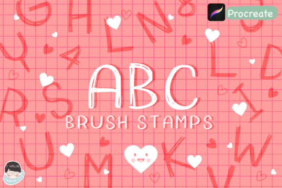 ABC Brush Stamps Procreate: Fast Lettering