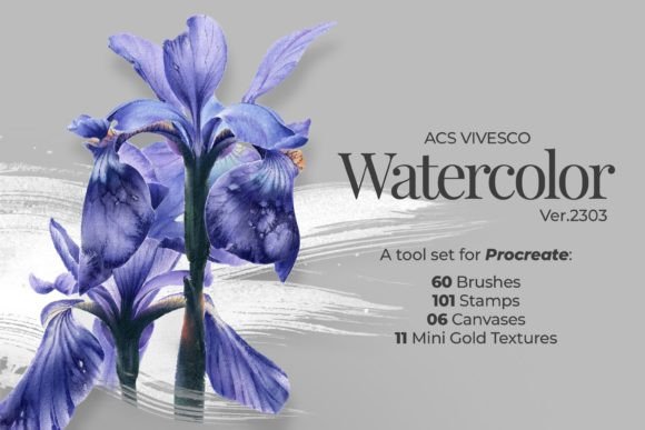 ACS Vivesco Watercolor Set for Procreate: Elevating Digital Artistry on iPadOS
