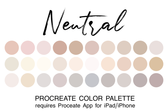 Mastering the Neutral Procreate Color Palette: A Guide to Streamlined Digital Art