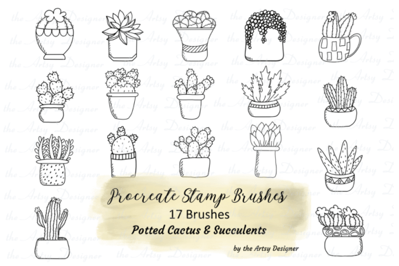 Procreate Brush Stamps Cactus Succulents: A Strategic Asset for Digital Creators