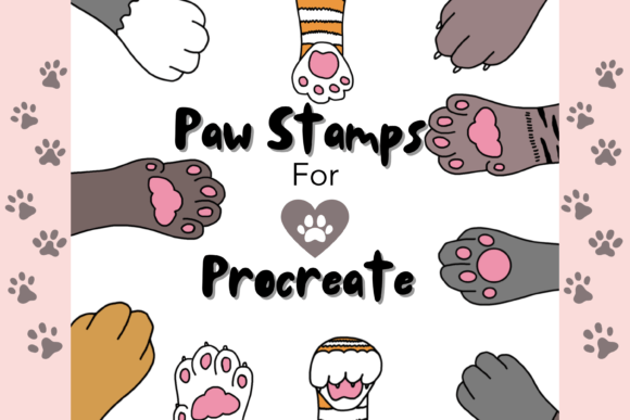 Procreate Paw Stamps X 10: A Practical Guide to Using Digital Brushes