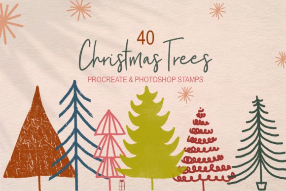 Transforming Holiday Design Workflows with the 40 Christmas Tree Stamps Collection