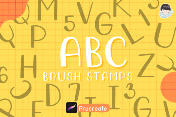 Unlock Creative Potential with 36 Alphabet Brush Stamps Procreate