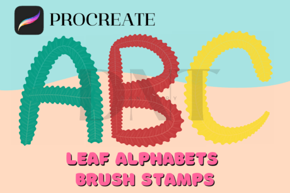 Unlocking Creative Potential with Leaf Alphabets Brush Stamps in Procreate
